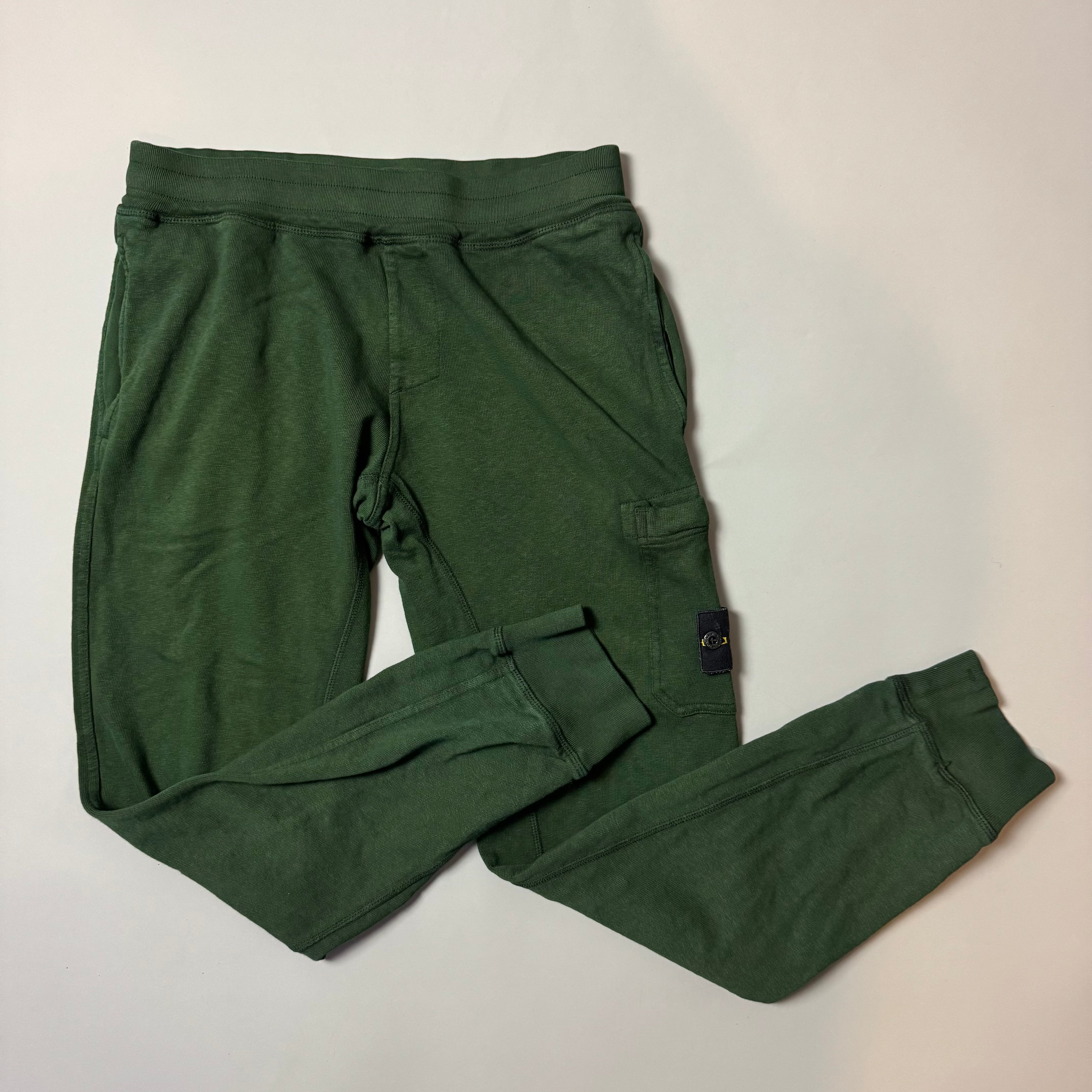 Stone Island Green Joggers - Small