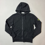 Load image into Gallery viewer, Stone Island Black Zip Up Hoodie - Medium
