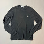 Load image into Gallery viewer, Stone Island Black Long Sleeve T-shirt - Large

