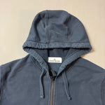 Load image into Gallery viewer, Stone Island Navy Zip Up Hoodie - Medium
