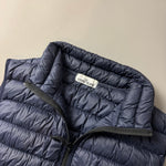 Load image into Gallery viewer, Stone Island Navy Micro Yarn Down Gilet - Large
