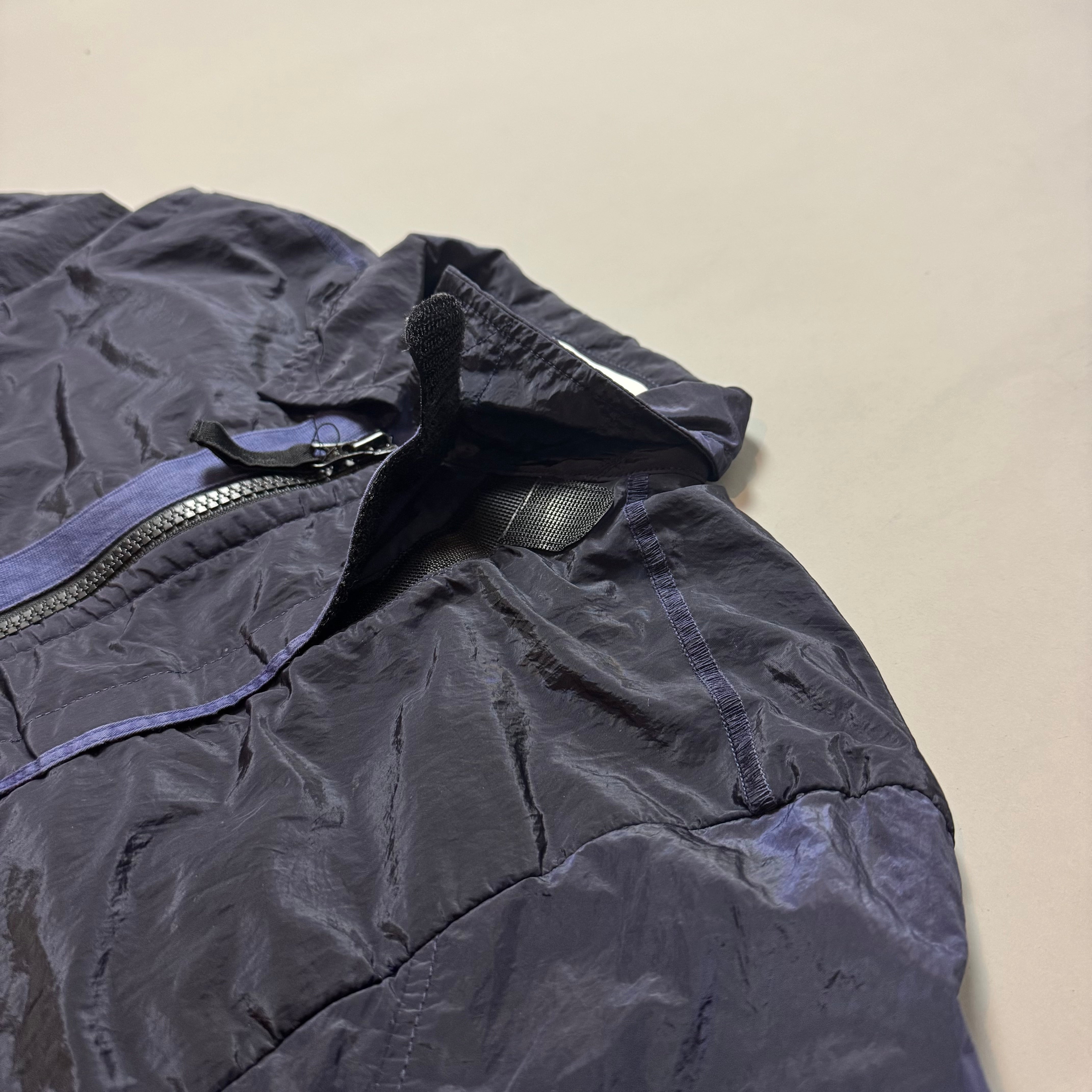 Stone Island Purple Nylon Metal Shimmer Overshirt - Small