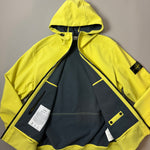Load image into Gallery viewer, Stone Island Neon Yellow Fleece Lined Soft Shell Jacket - XXL
