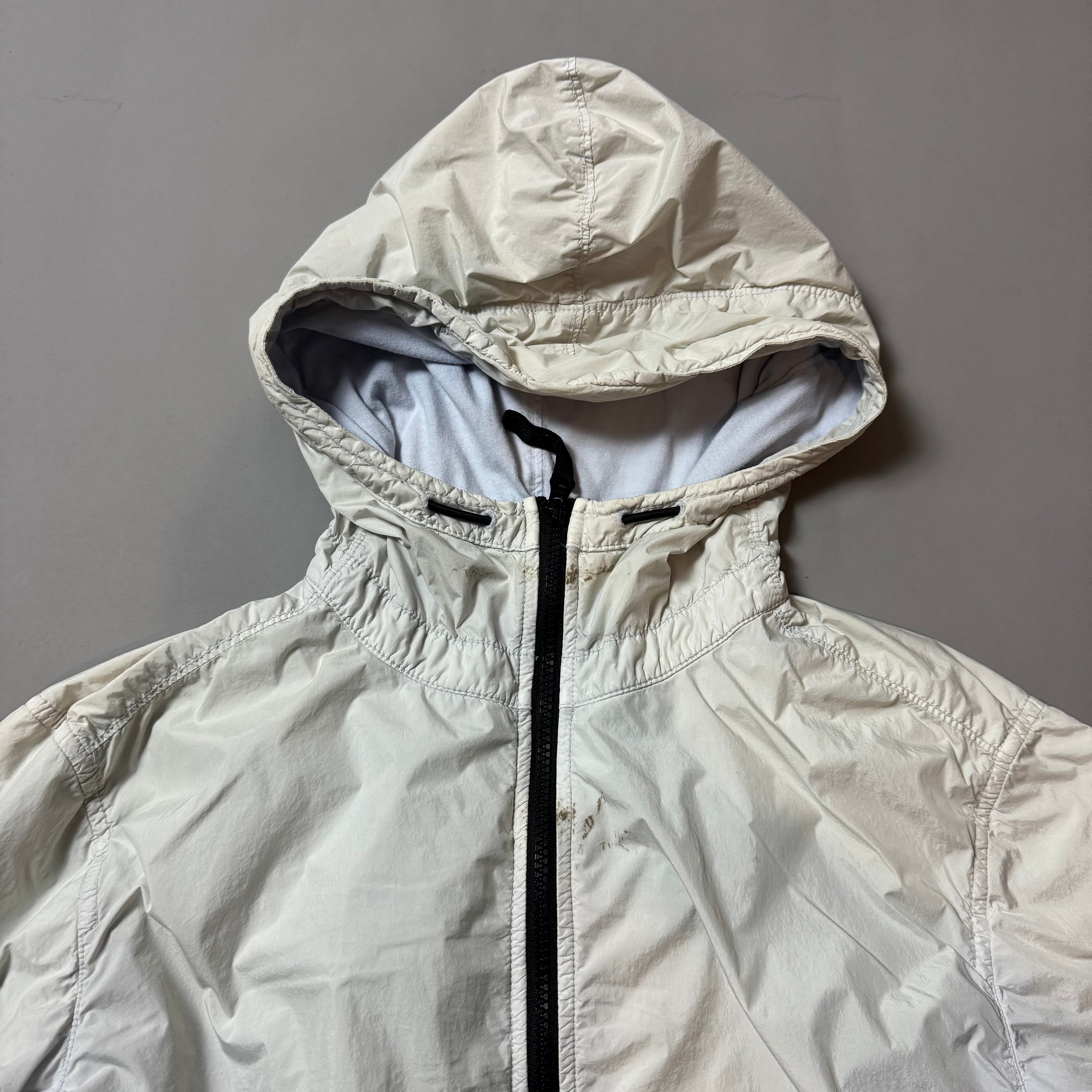 Stone Island Ice Blue Crinkle Reps NY Jacket - Medium