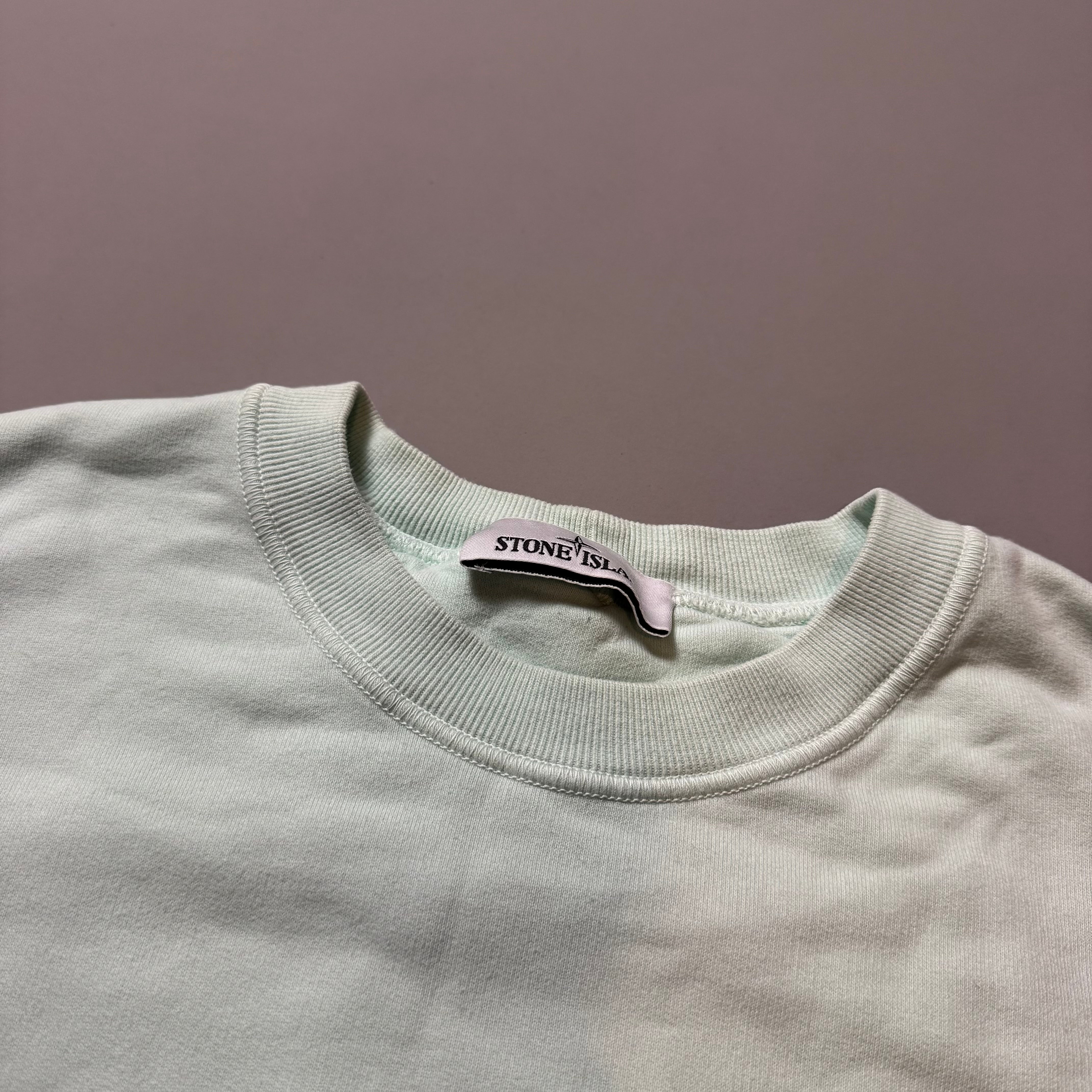 Stone Island Aqua Sweatshirt - Large