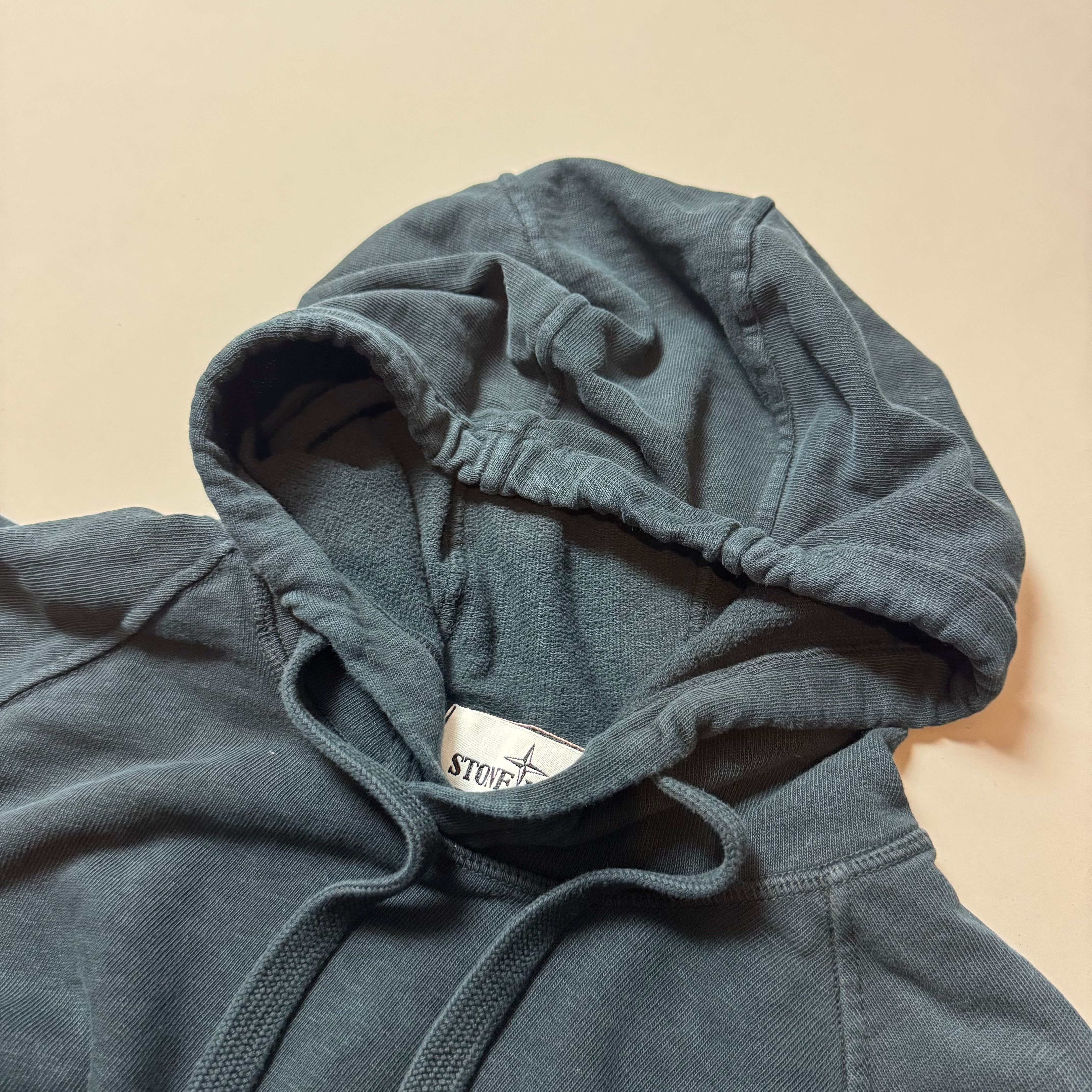 Stone Island Lightweight Navy Hoodie- Medium