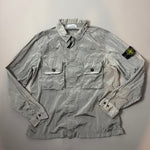 Load image into Gallery viewer, Stone Island Silver Nylon Metal Shimmer Overshirt - XL
