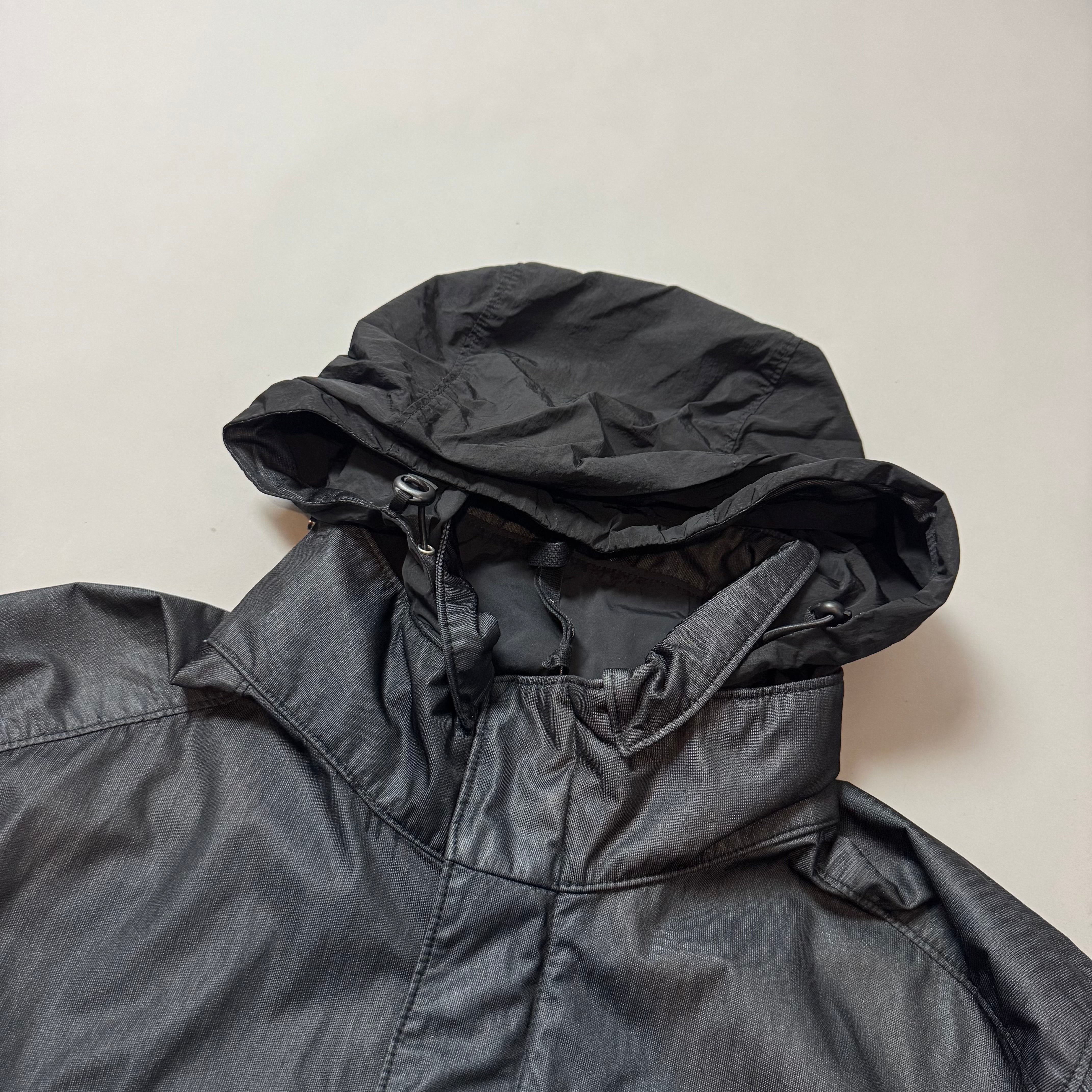 C.P Company Lino Wax Field Jacket Black - Size 52 / XL