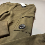 Load image into Gallery viewer, C.P Company Khaki Green Joggers - XL

