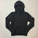 Load image into Gallery viewer, Stone Island Black Cotton Hoodie- Large
