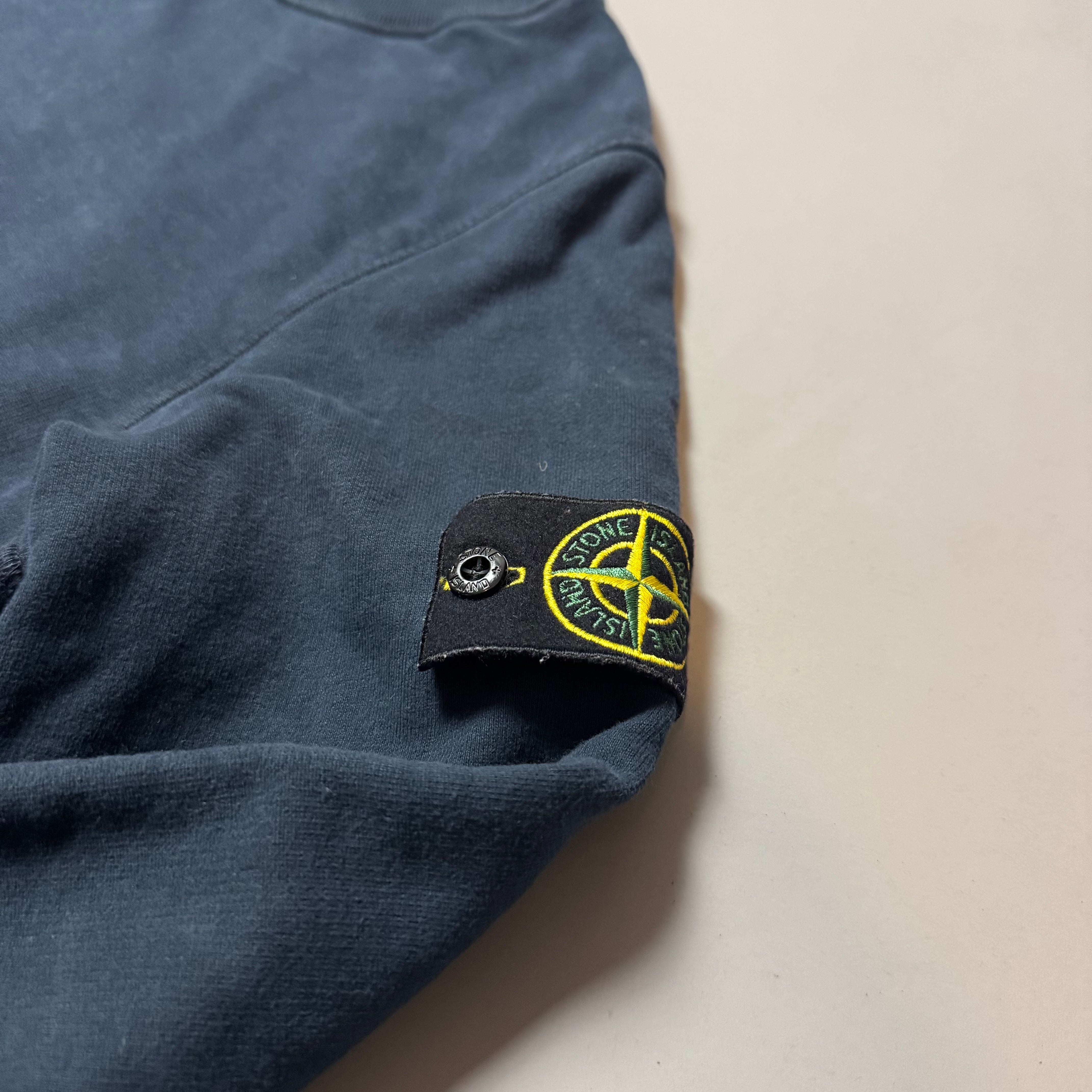 Stone Island Navy Sweatshirt - Small