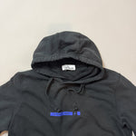 Load image into Gallery viewer, Stone Island Black Text Hoodie - Medium
