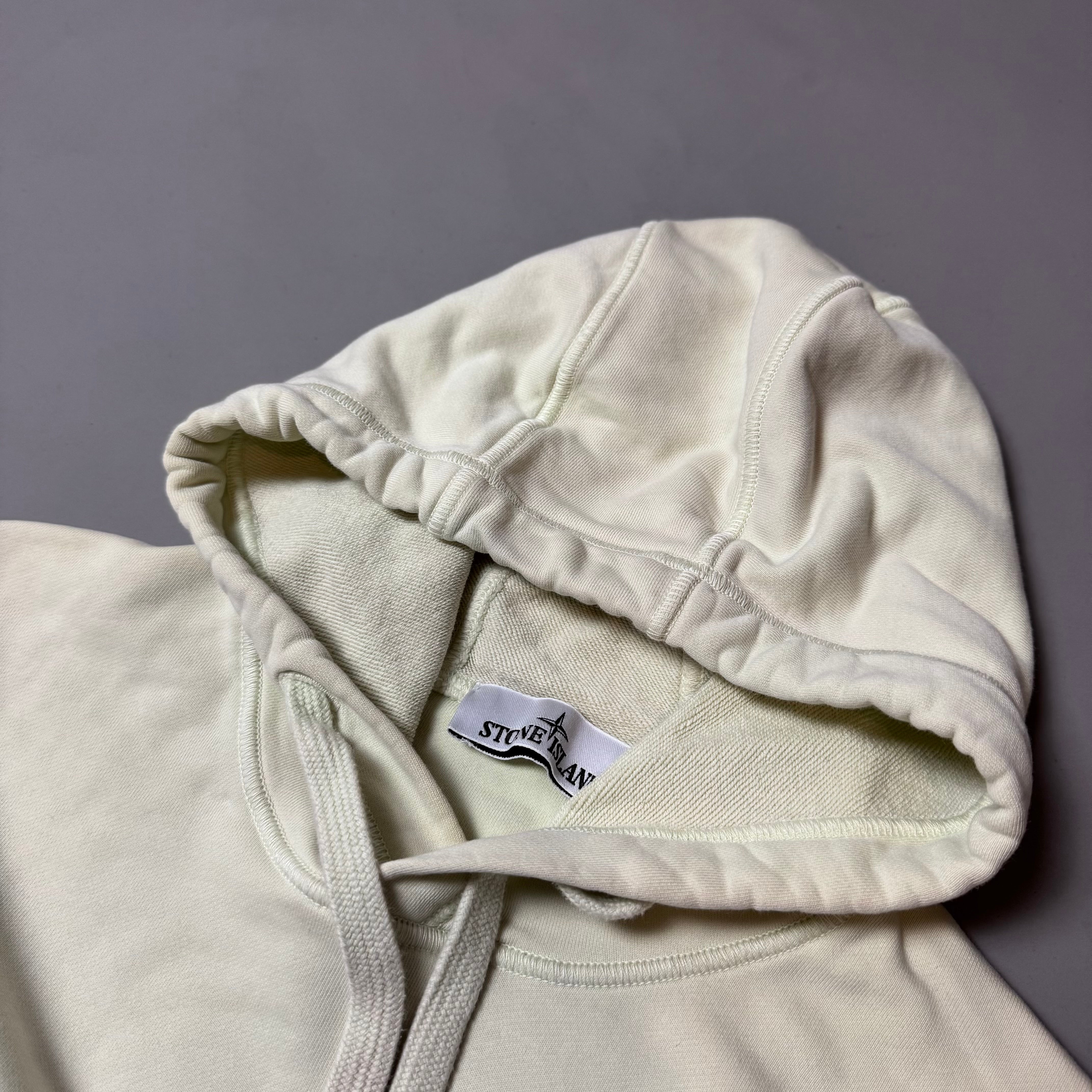 Stone Island Light Green Hoodie - Small