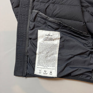 Stone Island Black Loom Woven Down Chambers Stretch Nylon-Tc Jacket - Medium