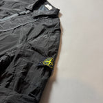Load image into Gallery viewer, Stone Island Black Nylon Metal Shimmer Over shirt - XXL
