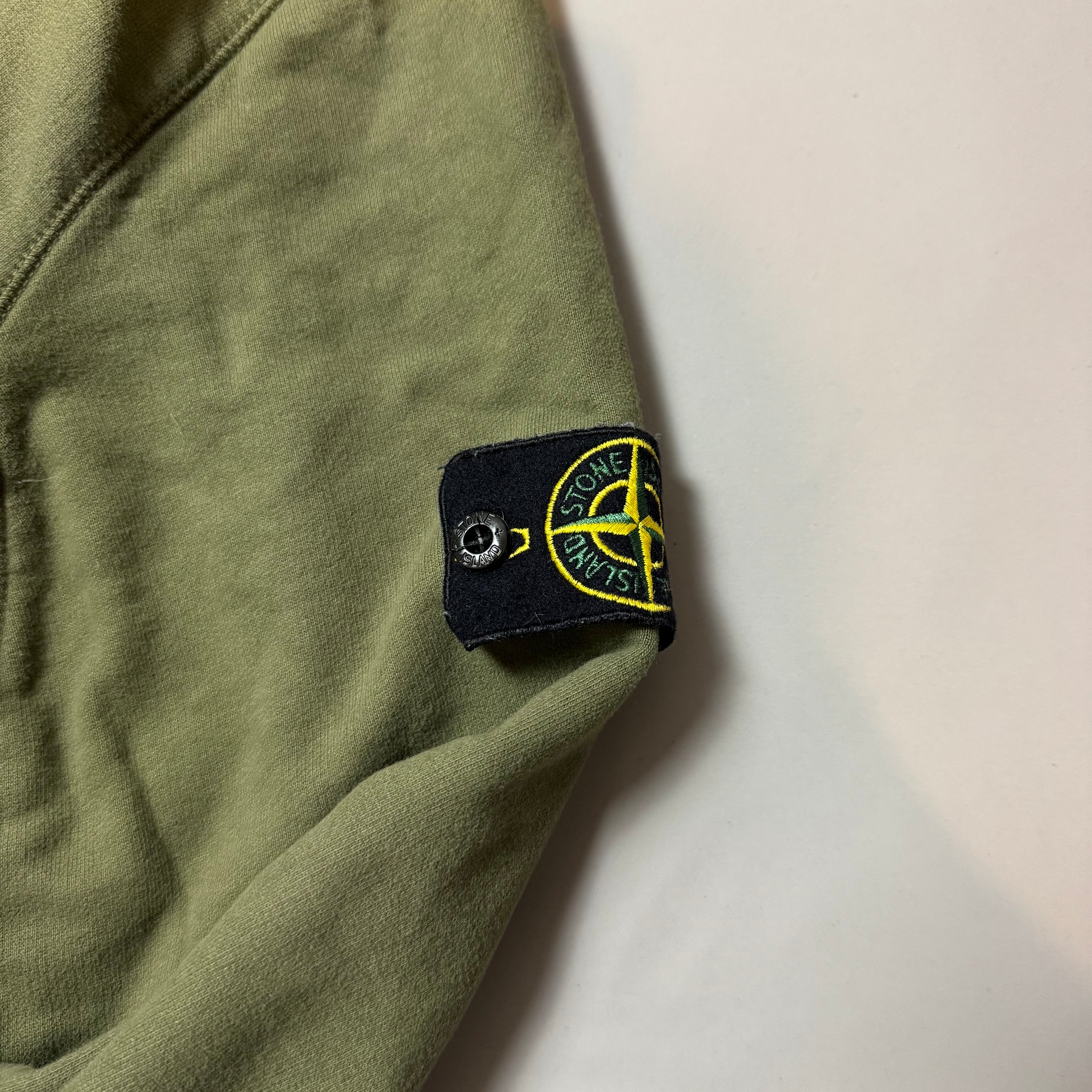 Stone Island Olive Green Hoodie - XL