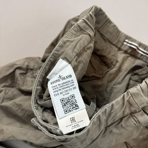 Stone Island Khaki Green RE-T Cargo Trousers - W32