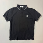 Load image into Gallery viewer, Stone Island Black Polo Shirt - Medium
