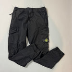 Load image into Gallery viewer, Stone Island Black RE-T Cargo Trousers - W36
