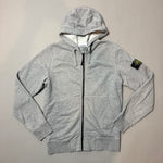 Load image into Gallery viewer, Stone Island Grey Zip Up Hoodie - Medium
