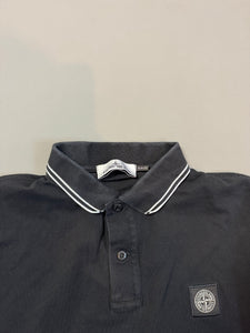 Stone Island Black Polo Shirt - XXL