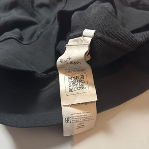 Stone Island Black Hoodie - Large