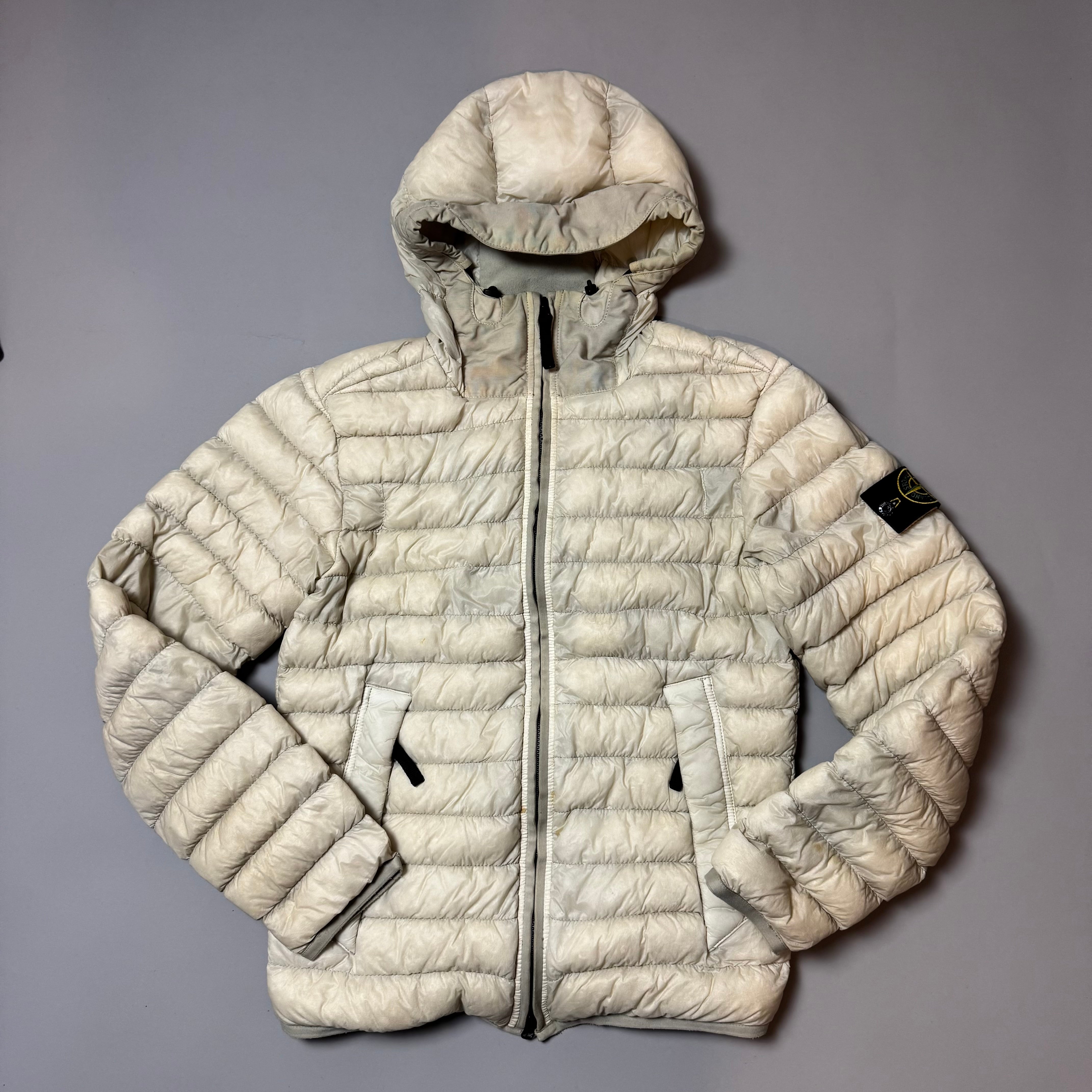 Stone Island Garment Dyed Micro Yarn Down Jacket - Small