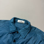 Load image into Gallery viewer, Stone Island Blue Micro Rip Stop Quilted Overshirt - XL
