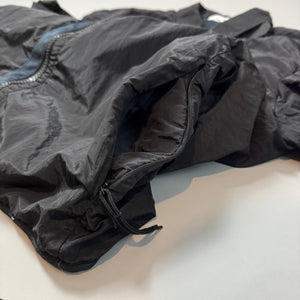 Stone Island Black Nylon Metal Shimmer Overshirt - Large