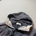 Load image into Gallery viewer, Stone Island Silver Nylon Metal Watro Shimmer Hooded Jacket - Medium

