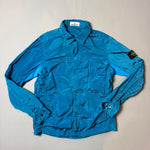 Load image into Gallery viewer, Stone Island Blue Nylon Metal Shimmer Overshirt - Large
