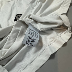 Stone Island White T-shirt - Medium