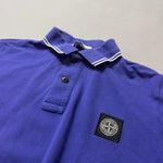 Load image into Gallery viewer, Stone Island Blue Polo Shirt - Medium
