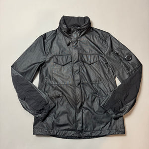 C.P Company Lino Wax Field Jacket Black - Size 52 / XL
