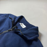 Load image into Gallery viewer, Stone Island Navy 1/4 Zip Sweatshirt - Small
