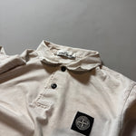 Load image into Gallery viewer, Stone Island White Long Sleeve Polo - Medium
