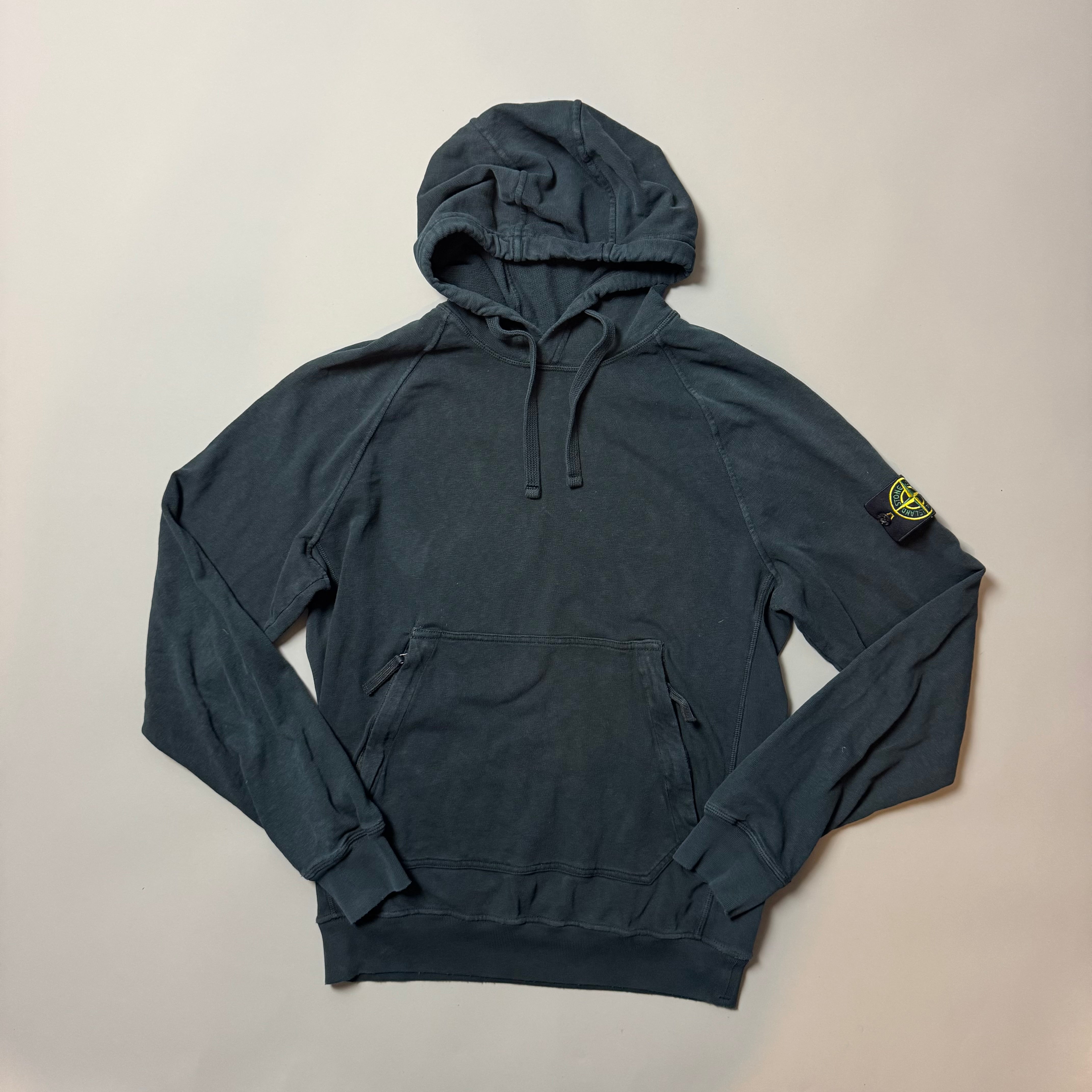 Stone Island Lightweight Navy Hoodie- Medium