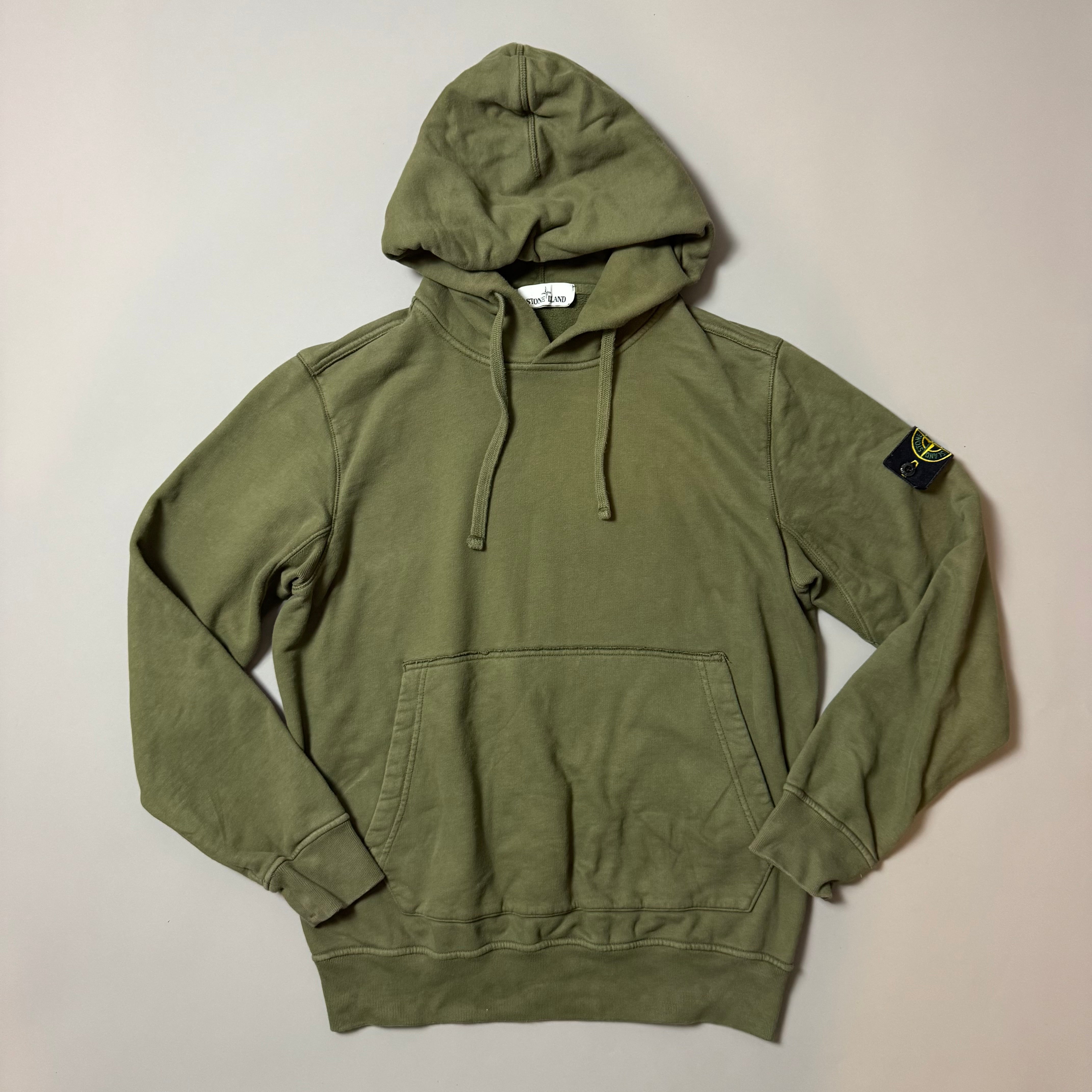 Stone Island Olive Green Hoodie - XL