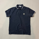 Load image into Gallery viewer, Stone Island Navy Blue Polo Shirt - Small
