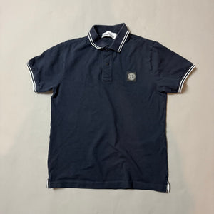 Stone Island Navy Blue Polo Shirt - Small