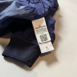 Stone Island Navy Blue Comfort Tech Composite Hooded Jacket - Large