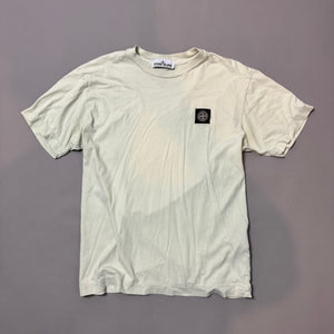 Stone Island Yellow Plain T-shirt - Small