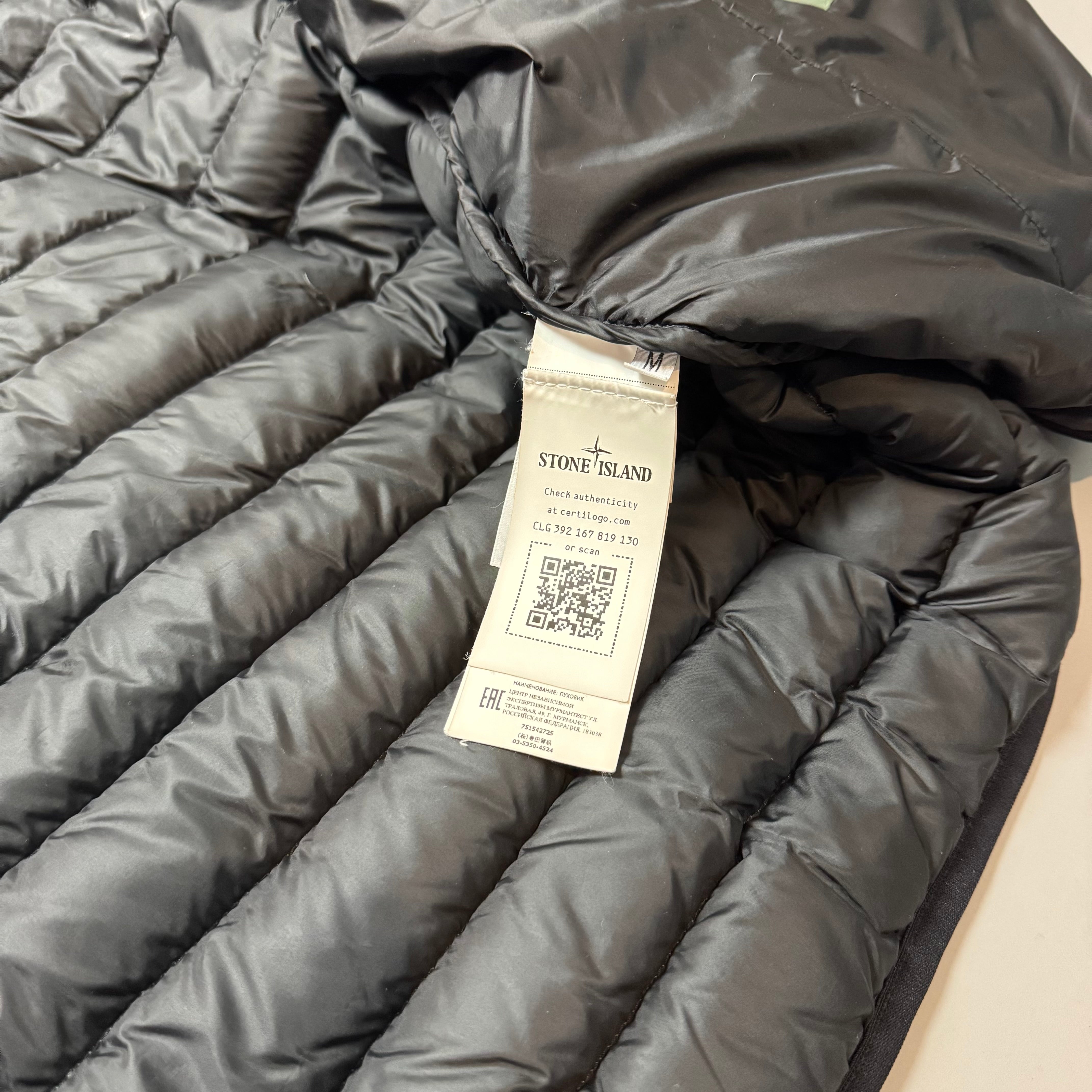 Stone Island Green 0-Cotton R Nylon Tela Puffer Jacket - Medium